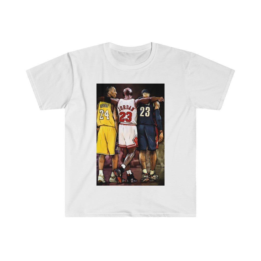 Kobe Bryant Michael Jordan LeBron James NBA T-Shirt